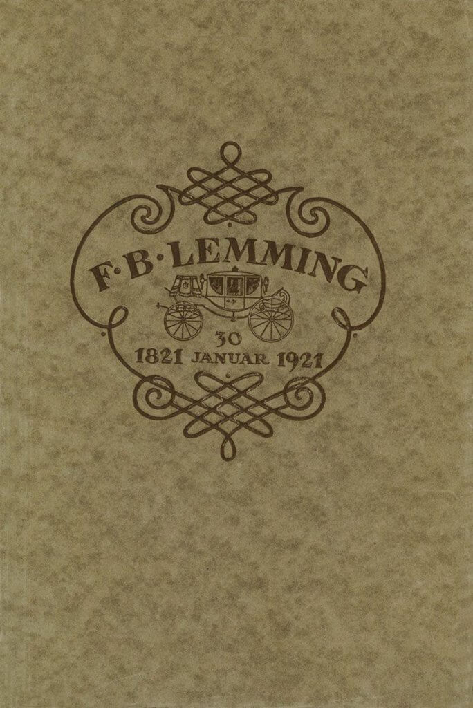 Katalog fra Vognfabrikant F. B. Lemming
