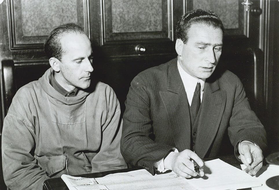 Viggo Kramme og Lauge Koch, 1933.