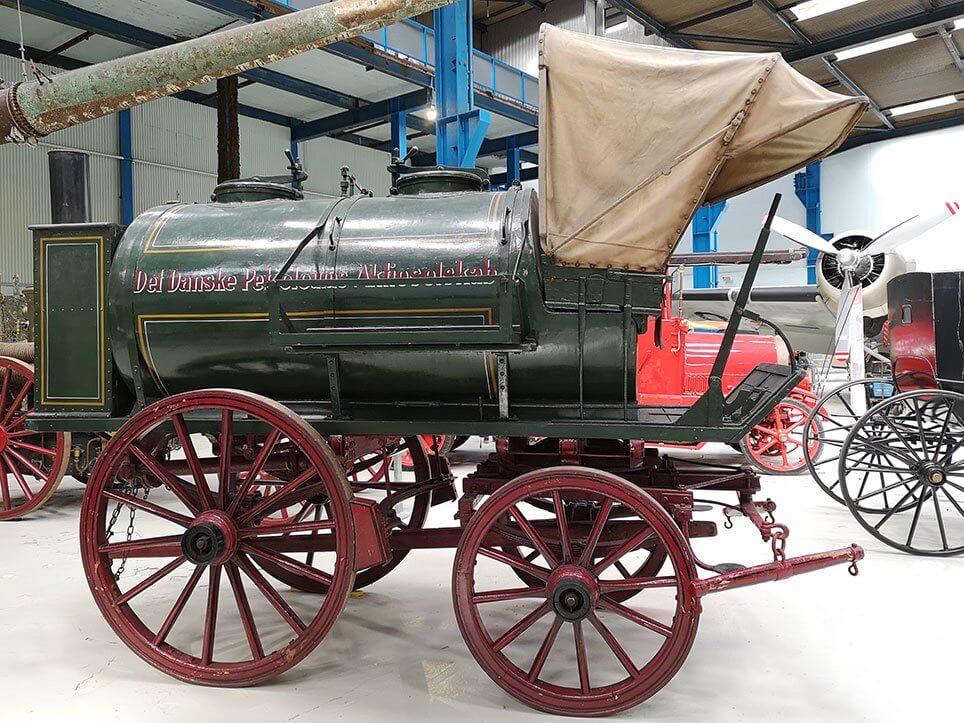 Petroleumstankvogn i Danmarks Tekniske Museum, Helsingør.