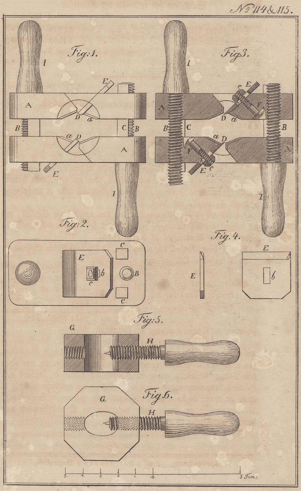 Tappeværktøj til hjuleger 1838
