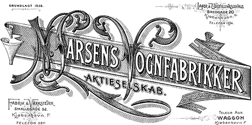 N. Larsens Vognfabrikker grundlagt 1856