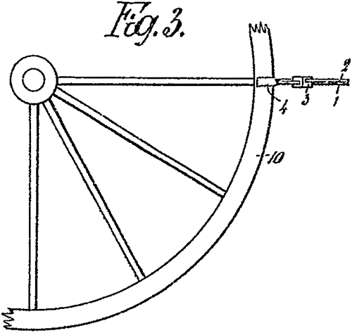 I 1923 fik proprietær Lauritz Madsen patent på et værktøj til justering af patentaksler
