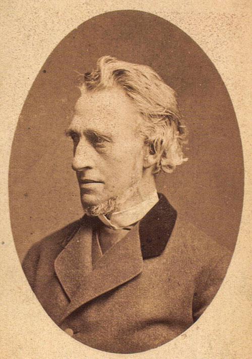 Anker Heegaard. Foto: Hansen, Schou & Weller, ca. 1867-77. Det Kgl. Biblioteks billedsamling.