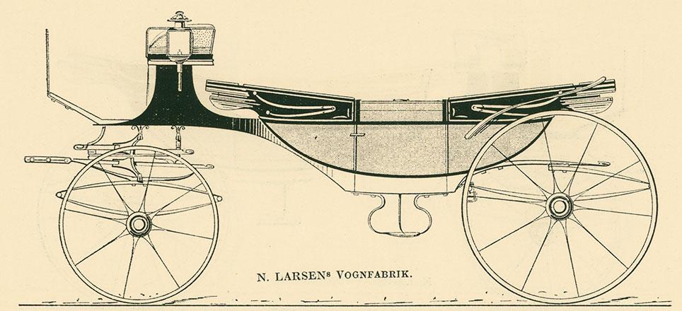 Bådformet landauer, N. Larsens Vognfabrikker