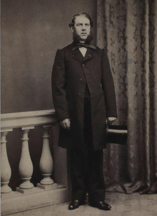 James Edvard Fife. Foto: E. Lange. Det kgl. Biblioteks billedsamling.